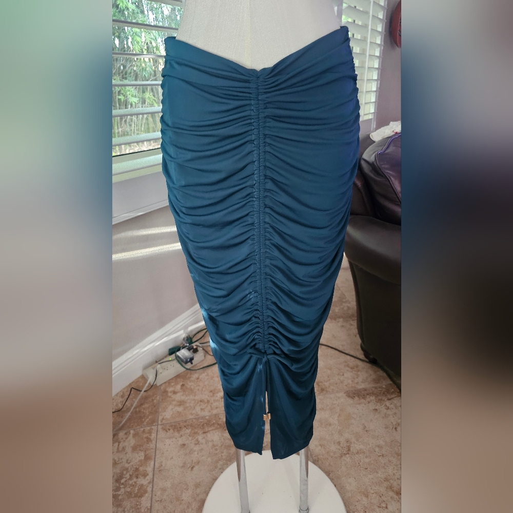 Inc International Concepts Midi Skirt Green M